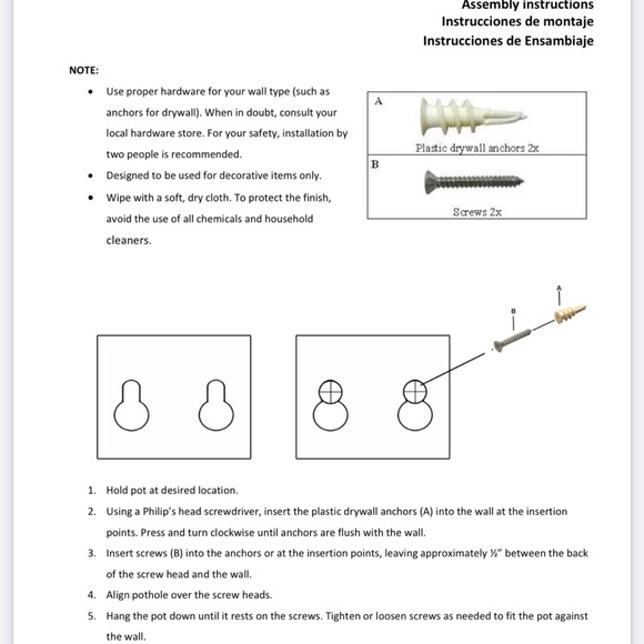 West Elm Ceramic Wallscape Planter. Never used. In original box. - Picture 8 of 9